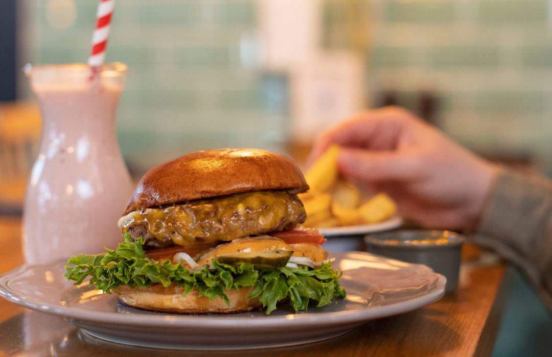 Burger og shake fra Halifax på Amager 